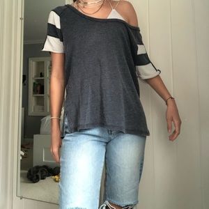 Sweater striped T shirt